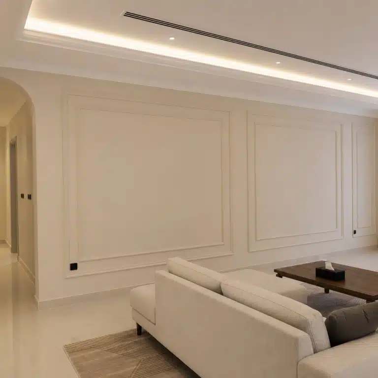 مشروع دهانات وديكورات لفيلا سكنية في حي النرجس